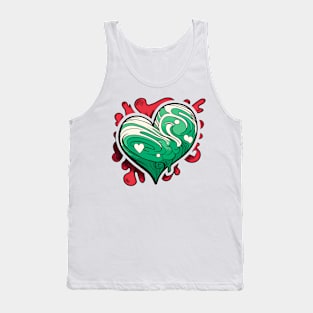 Hip-hop heart Tank Top